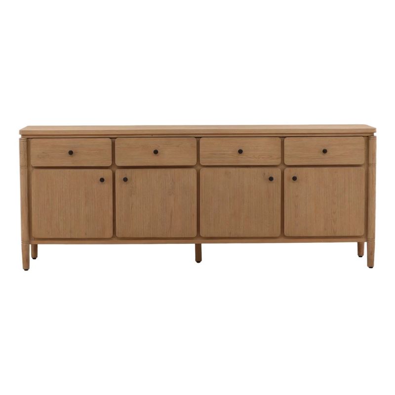 Ellery Sideboard in Oak with Oak Veneer W 84 D 18 H 33 Ellery Sideboard in Oak with Oak Veneer W 84 D 18 H 33