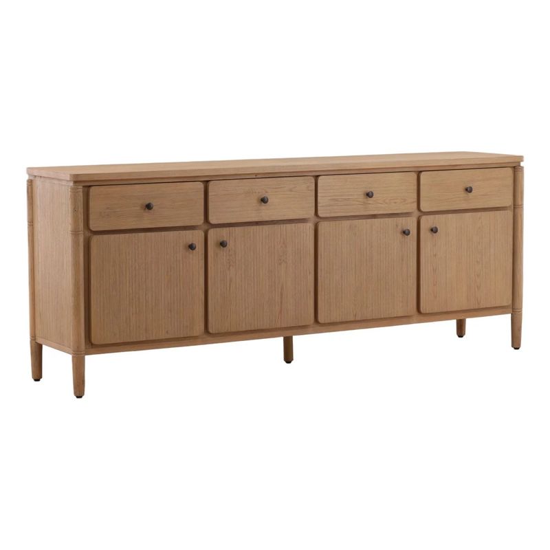 Ellery Sideboard in Oak with Oak Veneer W 84 D 18 H 33