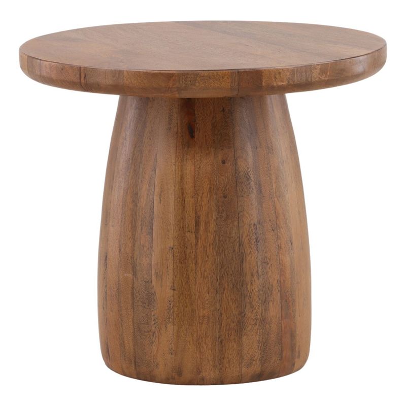 Oberan Side Table Mango Wood with Natural Finish W 24 D 24 H 22 Oberan Side Table Mango Wood with Natural Finish W 24 D 24 H 22