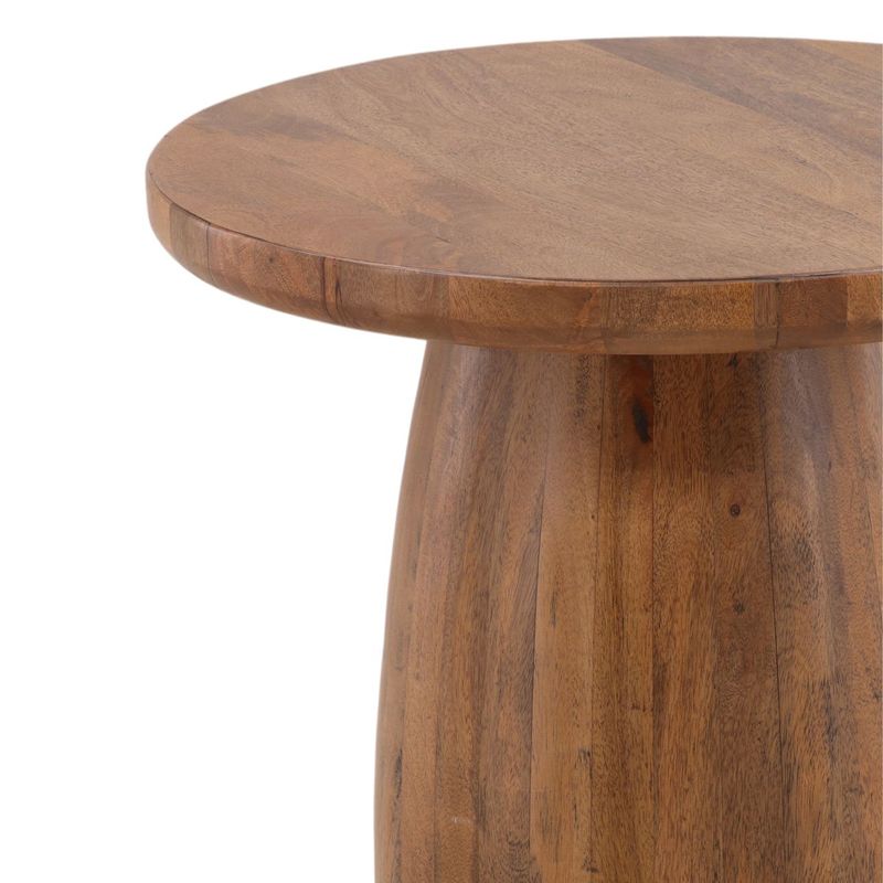 Oberan Side Table Mango Wood with Natural Finish W 24 D 24 H 22