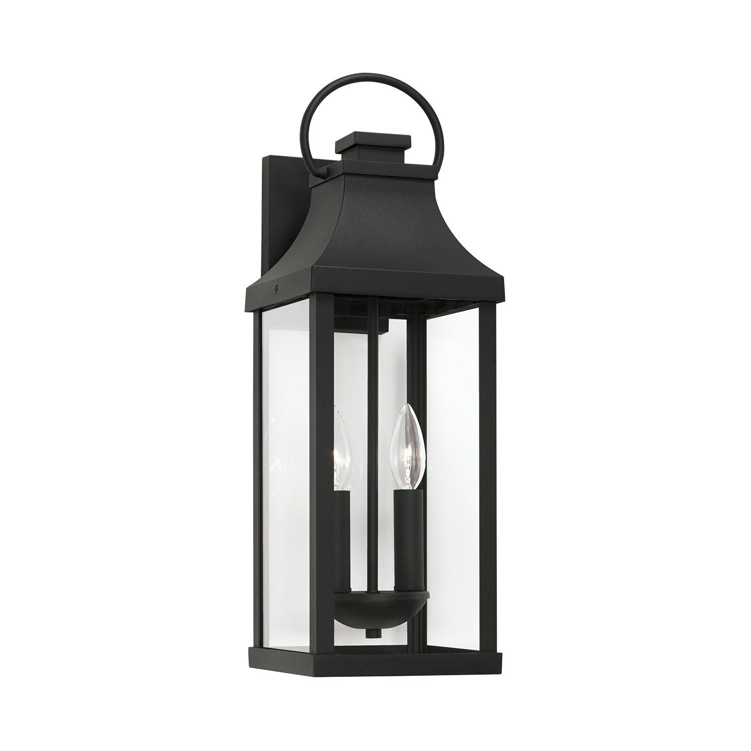 BRADFORD 2-LIGHT WALL  LANTERN, Color: (BLACK)