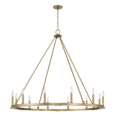 PEARSON 48" 12-LIGHT CHANDELIER