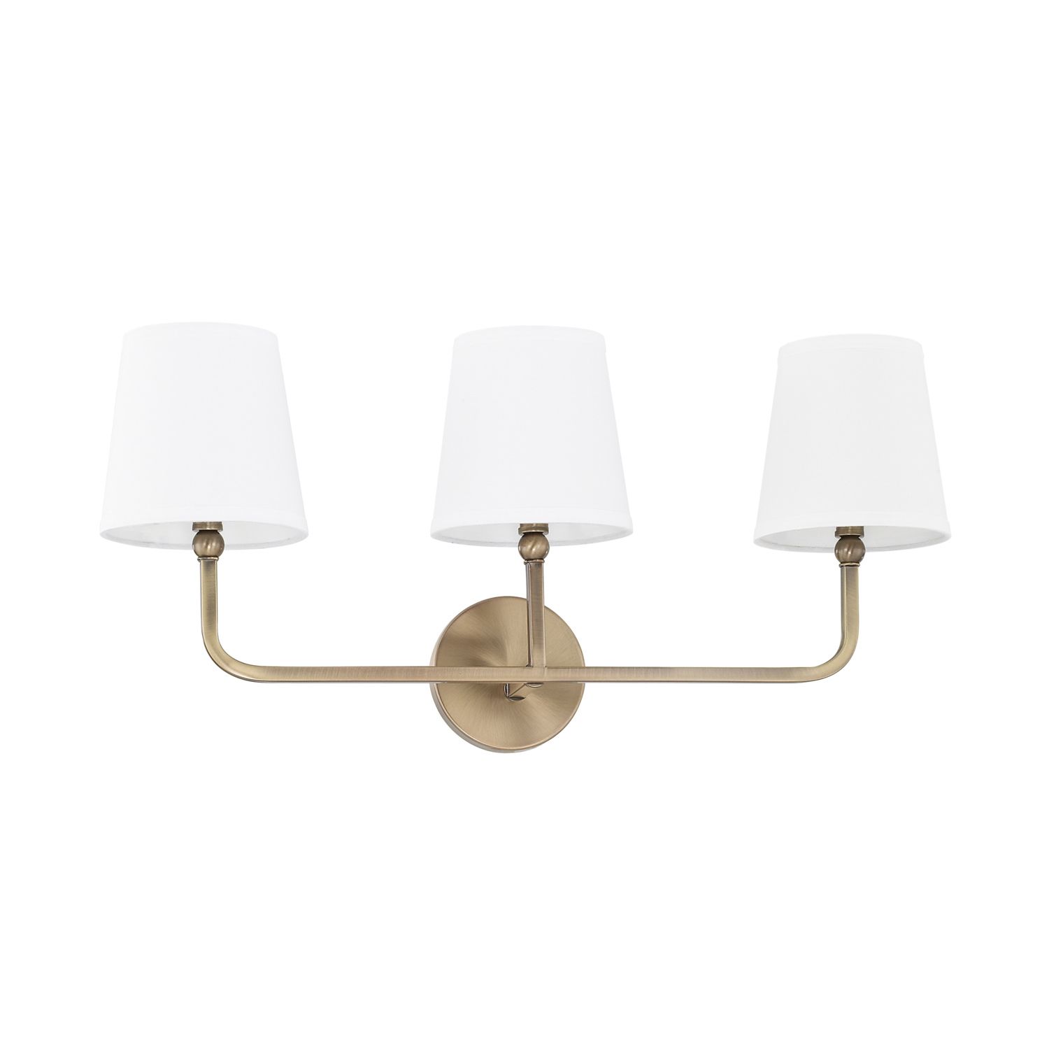 DAWSON 3-LIGHT VANITY, Color: (BRASS)