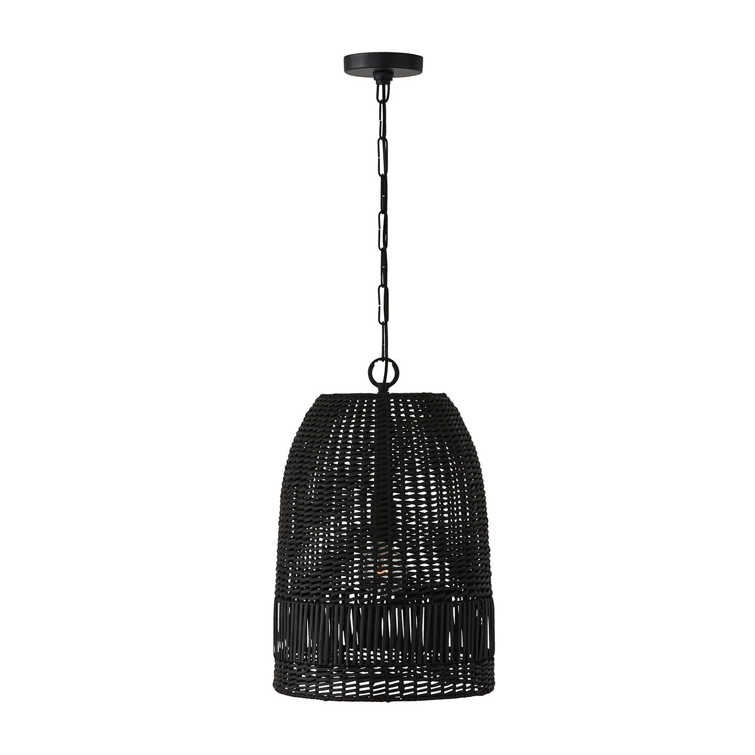 NAOMI 1-LIGHT MEDIUM PENDANT , Color: (MATTE BLACK)