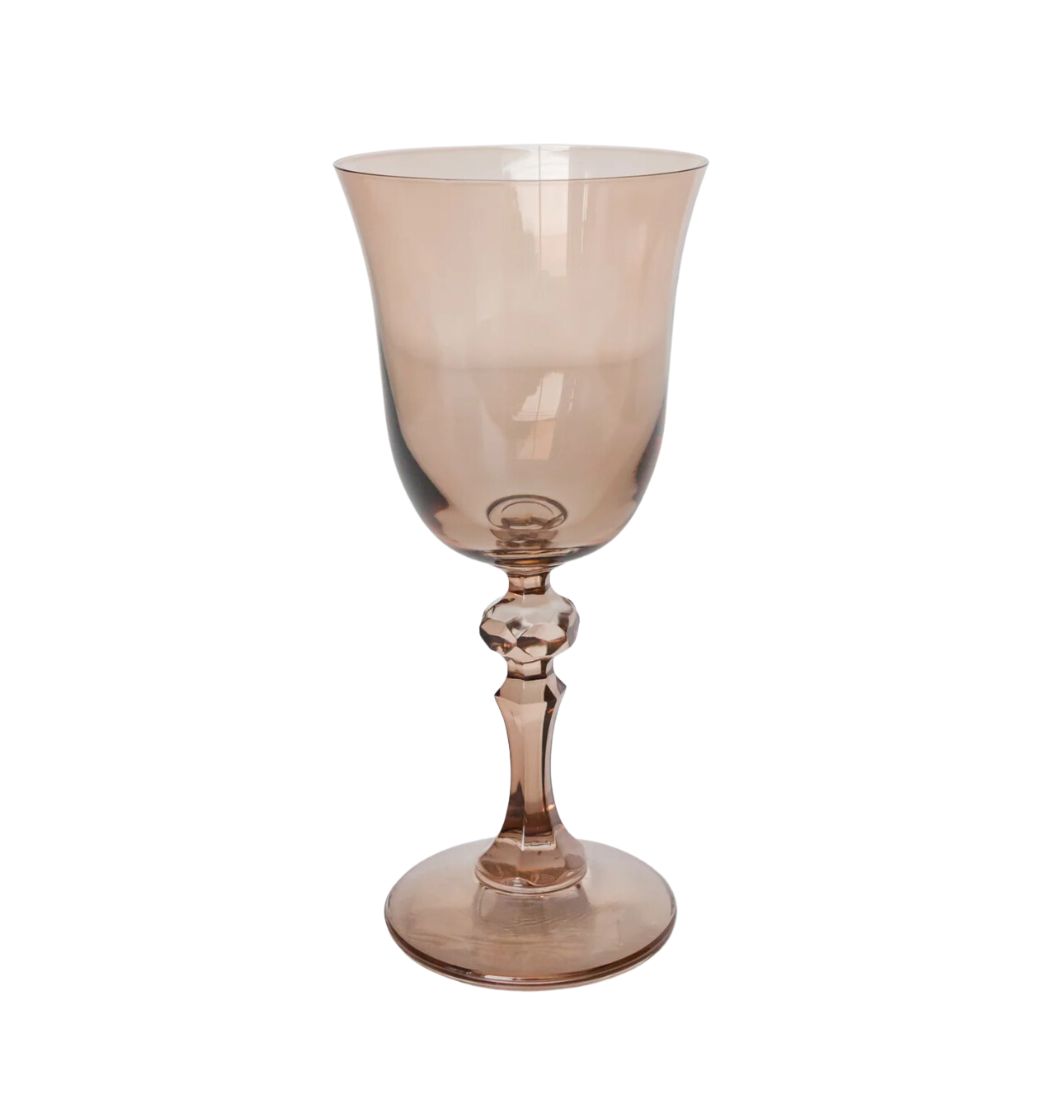 ESTELLE SINGLE REGAL GOBLET, Color: (AMBER SMOKE)