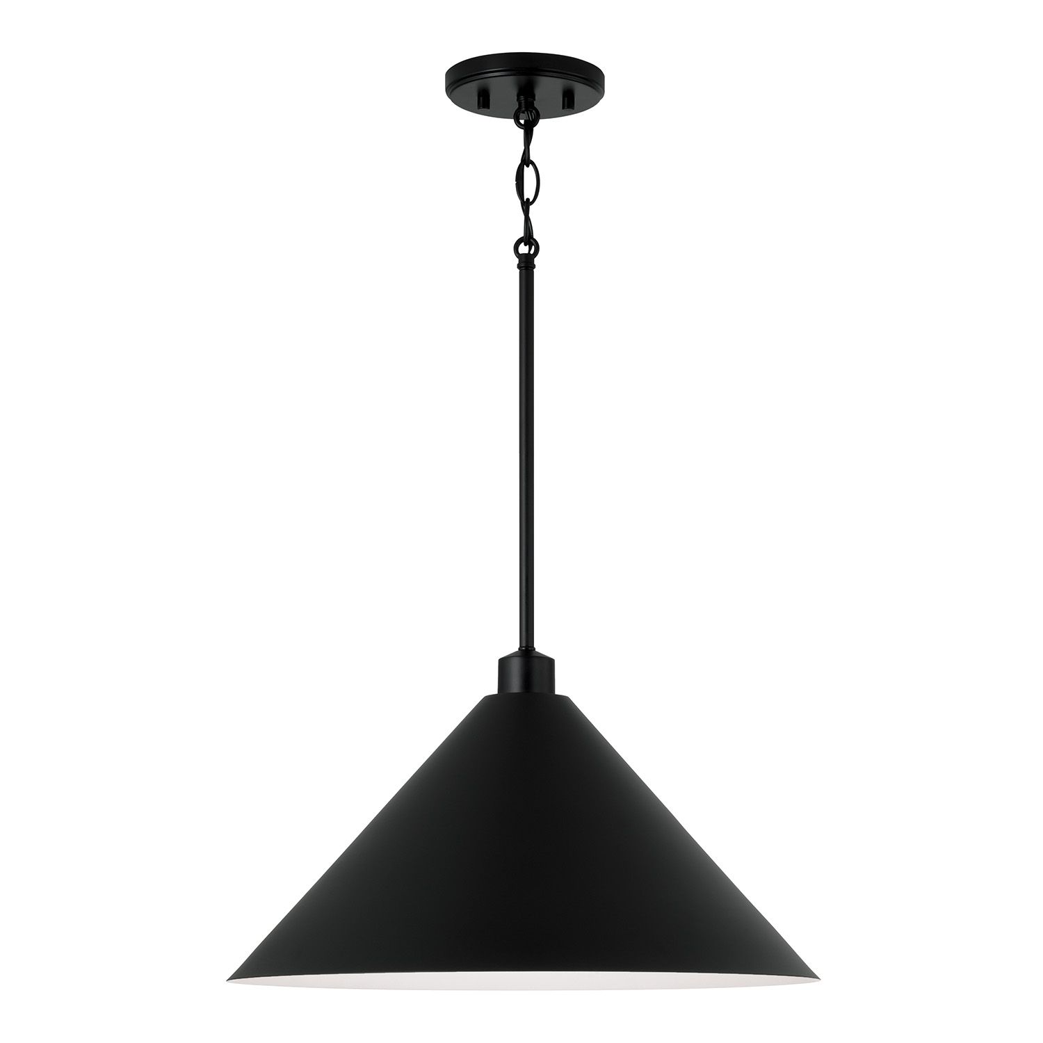 ALDEN 1-LIGHT PENDANT, Color: (MATTE BLACK)
