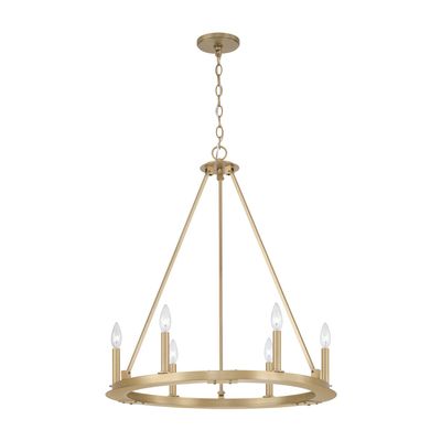 PEARSON 26" 6-LIGHT CHANDELIER