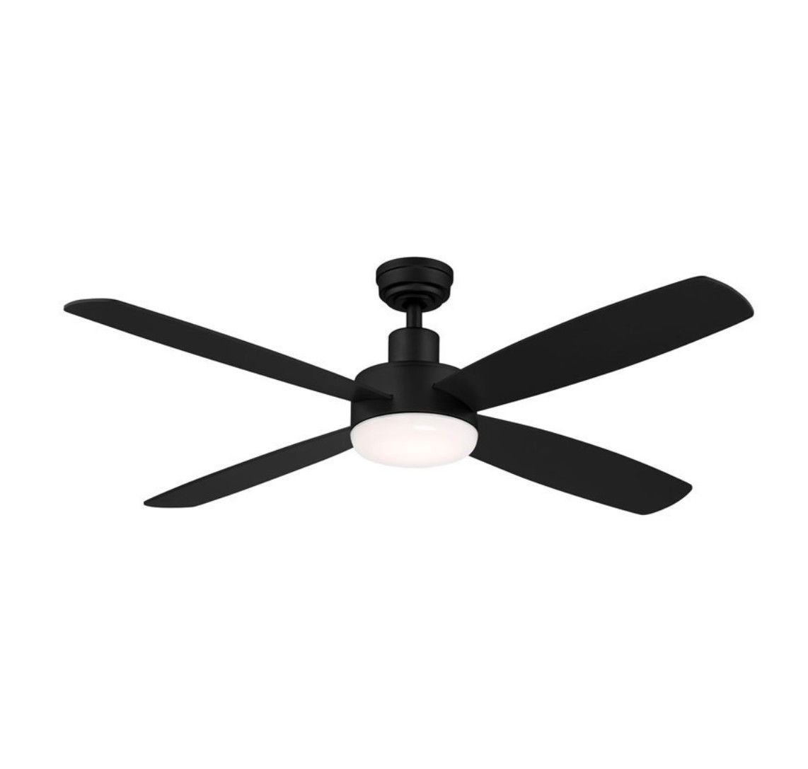 AERIS CEILING FAN, Color: (MATTE BLACK)