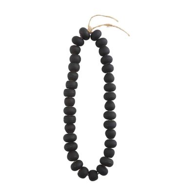 BLACK GLASS BEADS