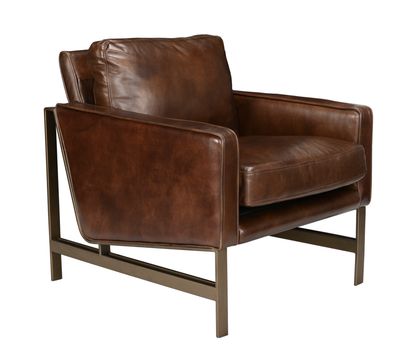 CHAZZIE CLUB CHAIR BROWN