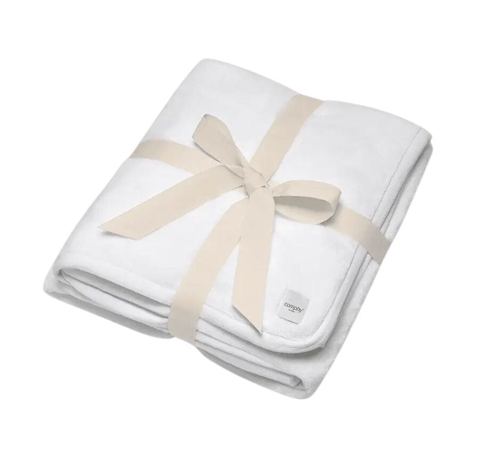 COMPHY SOFT BLANKET - THROW - WHITE