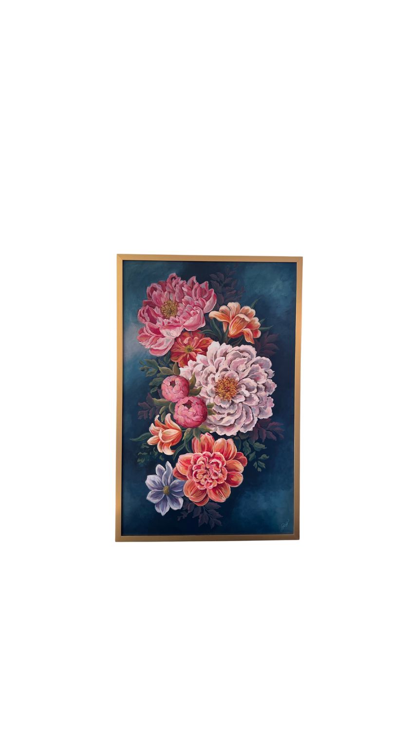 BRIDGET FLOWER ART (30&quot; x 47&quot;)