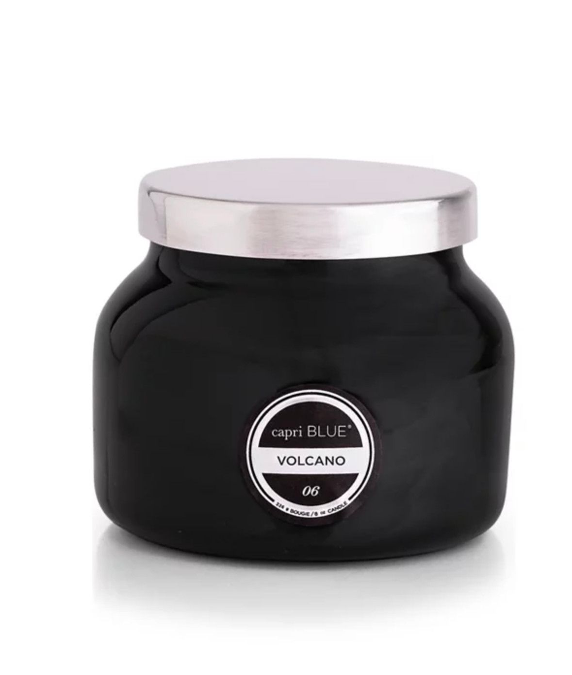 8 OZ  PETITE JAR VOLCANO CANDLE (BLACK)