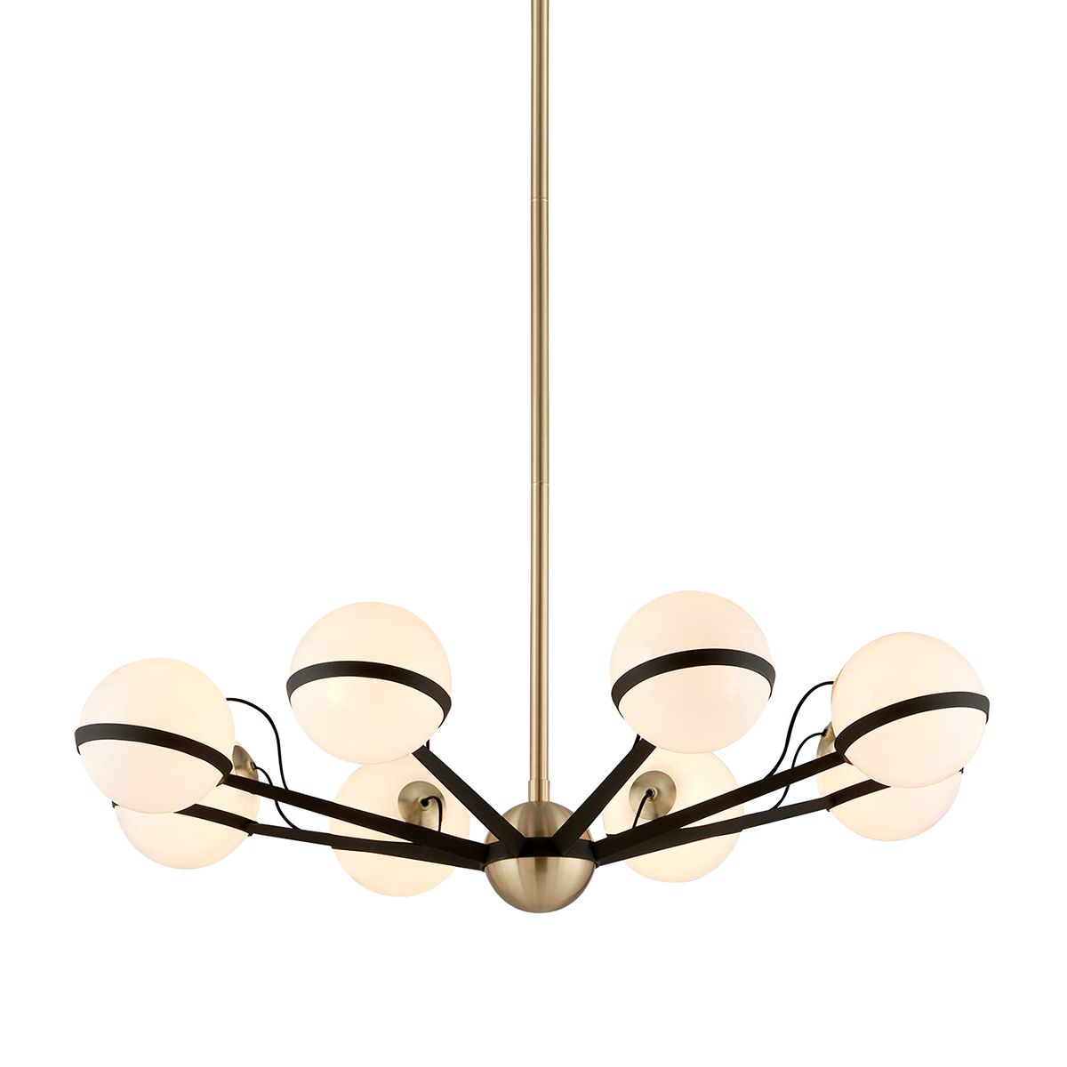 ACE 8-LIGHT CHANDELIER (BRASS)