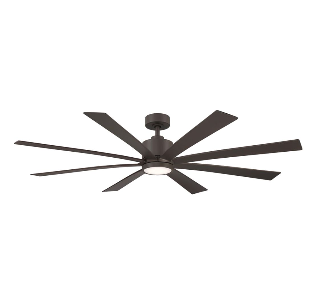 RICHLAND CEILING FAN, Color: (TEXTURED BROWN)