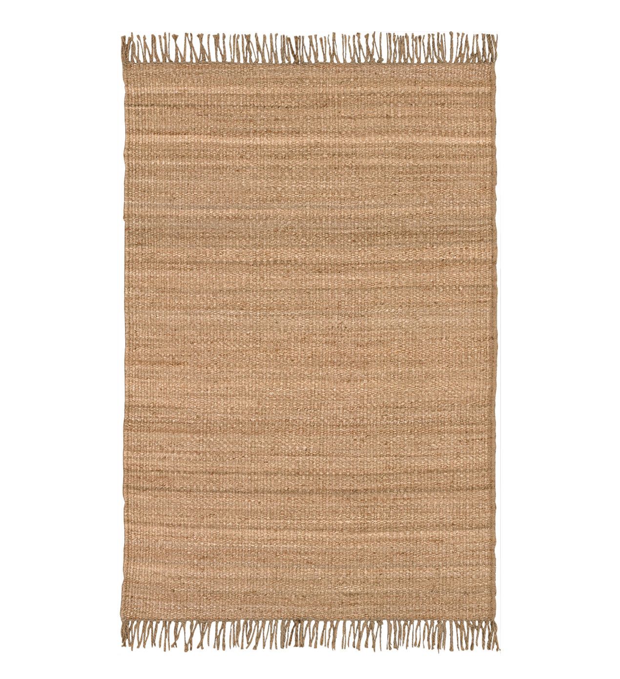 JUTE NATURAL RUG, Size: (2&#39;3&quot; x 4&#39;)