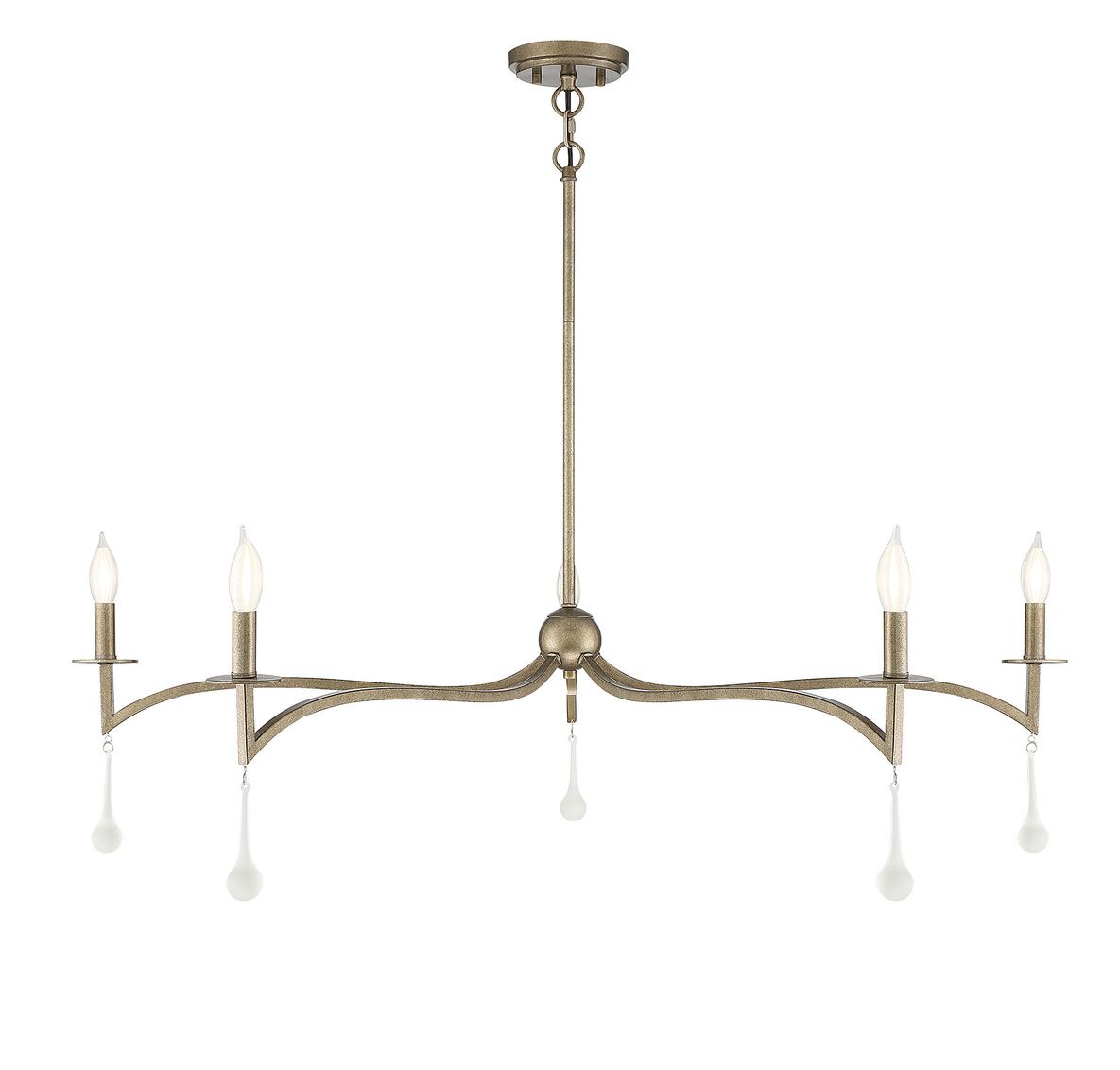 LARAMIE 5-LIGHT CHANDELIER, Color: (CHELSEA GOLD)