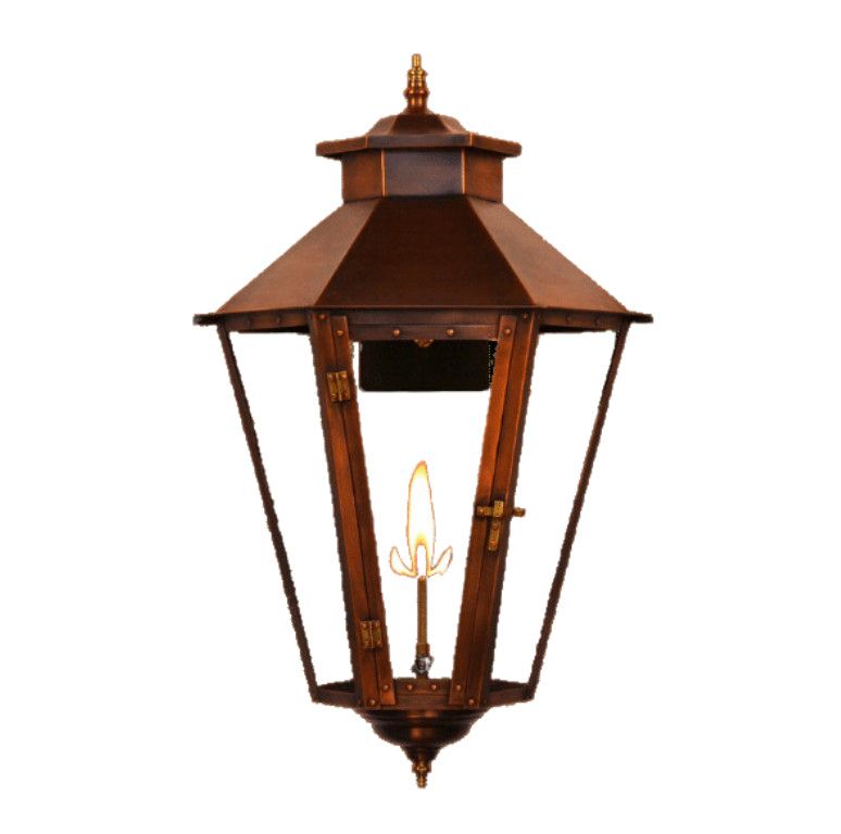 BAYOU STREET LANTERN, Color: (GAS), Size: 20&quot;