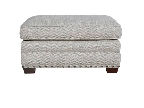 RILEY OTTOMAN (GRADE 2 LEATHER MONT)