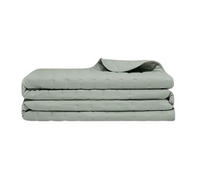 COMPHY KING QUILTED BLANKET - DOVE GRAY