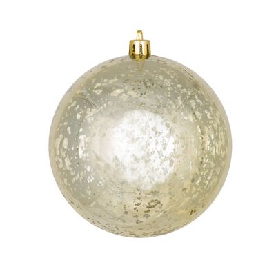 6&quot; CHAMPAGNE SHINY MERCURY BALL 4/BAG