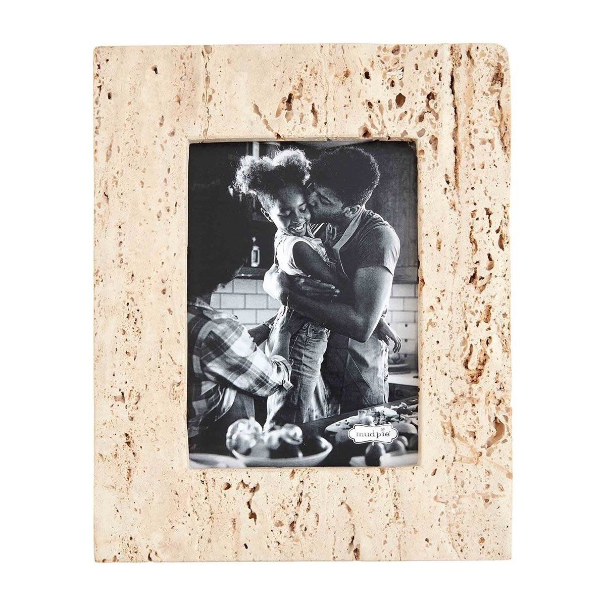 LARGE CREAM TRAVERTINE FRAME (5" x 7")