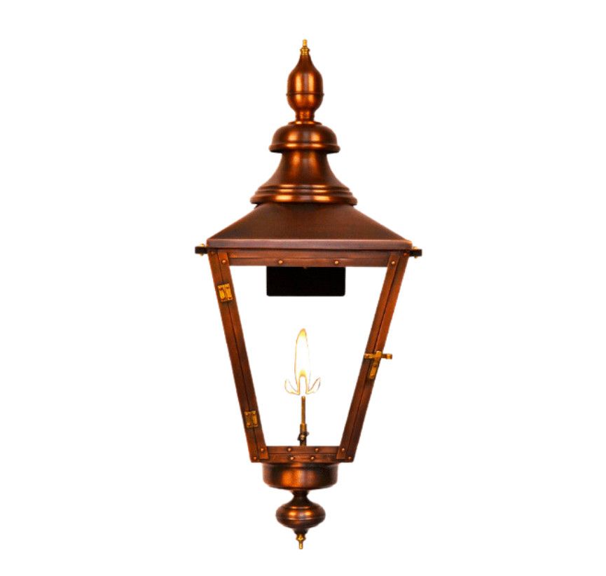 FRANKLIN STREET LANTERN, Color: (GAS), Size: 27"