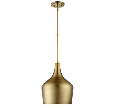 1-LIGHT PENDANT (NATURAL BRASS)