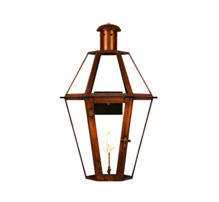 MOUNT VERNON LANTERN, Color: (GAS), Size: 19"