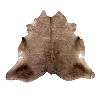 LARGE ASSORTED NATURAL COWHIDE RUG (DK CHAM)