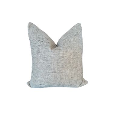 22&quot; THROW PILLOW G5 (GRASSCLOTH STEEL)