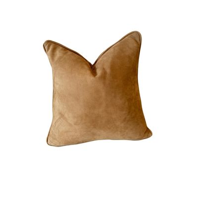 18&quot; THROW PILLOW (COTTSWALD CAMEL)