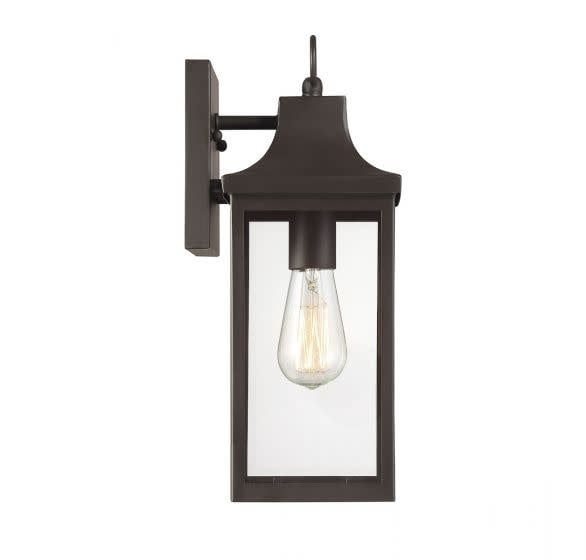 1-LIGHT OUTDOOR LANTERN (BRONZE)