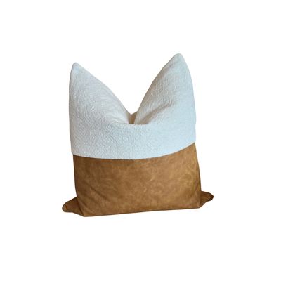 CANYON IVORY/CHESTNUT 20&quot; PILLOW