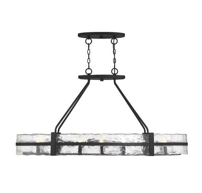 HUDSON 10-LIGHT OVAL CHANDELIER