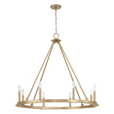 PEARSON 8-LIGHT CHANDELIER