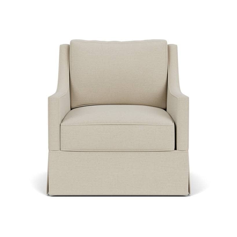 HELENA SWIVEL CHAIR-ST, Color: (LINEA IVORY)