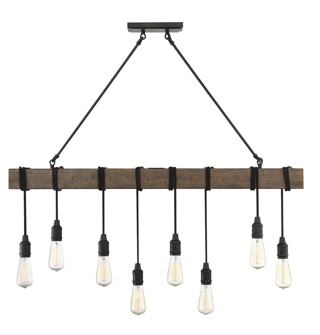 BURGESS 8-LIGHT LINEAR CHANDELIER