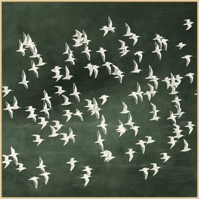 FLIGHT OF PASSAGE 2 ART - GREEN (49&quot; x 49&quot;)
