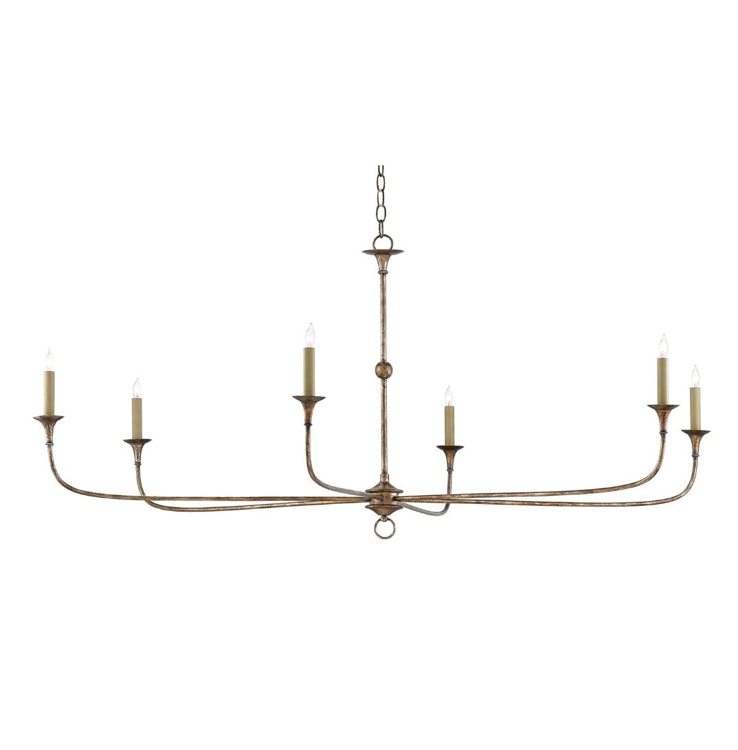 NOTTAWAY LARGE CHANDELIER (PYRITE BRONZE)