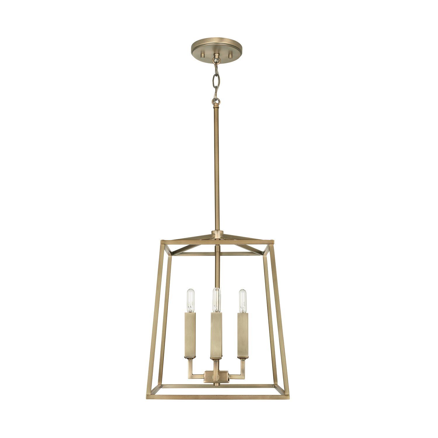 THEA 4-LIGHT LANTERN (BRASS)