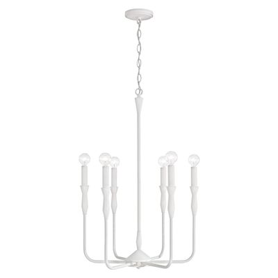 PALOMA 6-LIGHT CHANDELIER (WHITE)