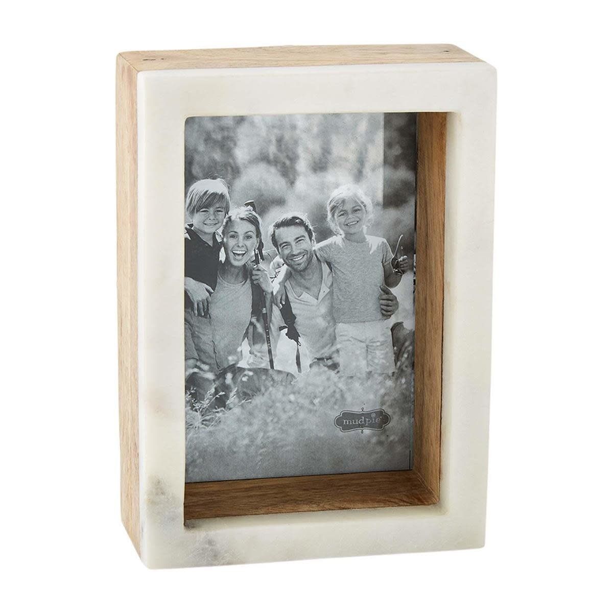 WOOD MARBLE SHADOW FRAME (5" x 7")