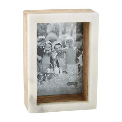 WOOD MARBLE SHADOW FRAME (5" x 7")