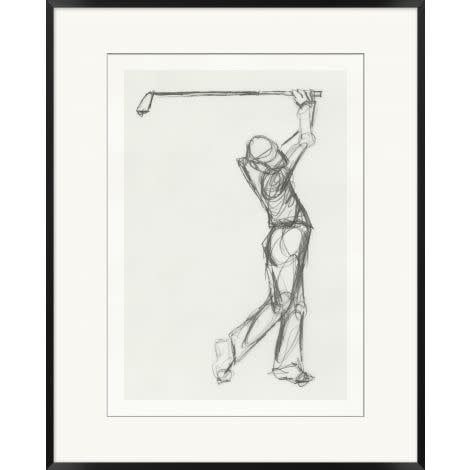 SPORTS SKETCH 1 ART (25&quot; x 31&quot;)