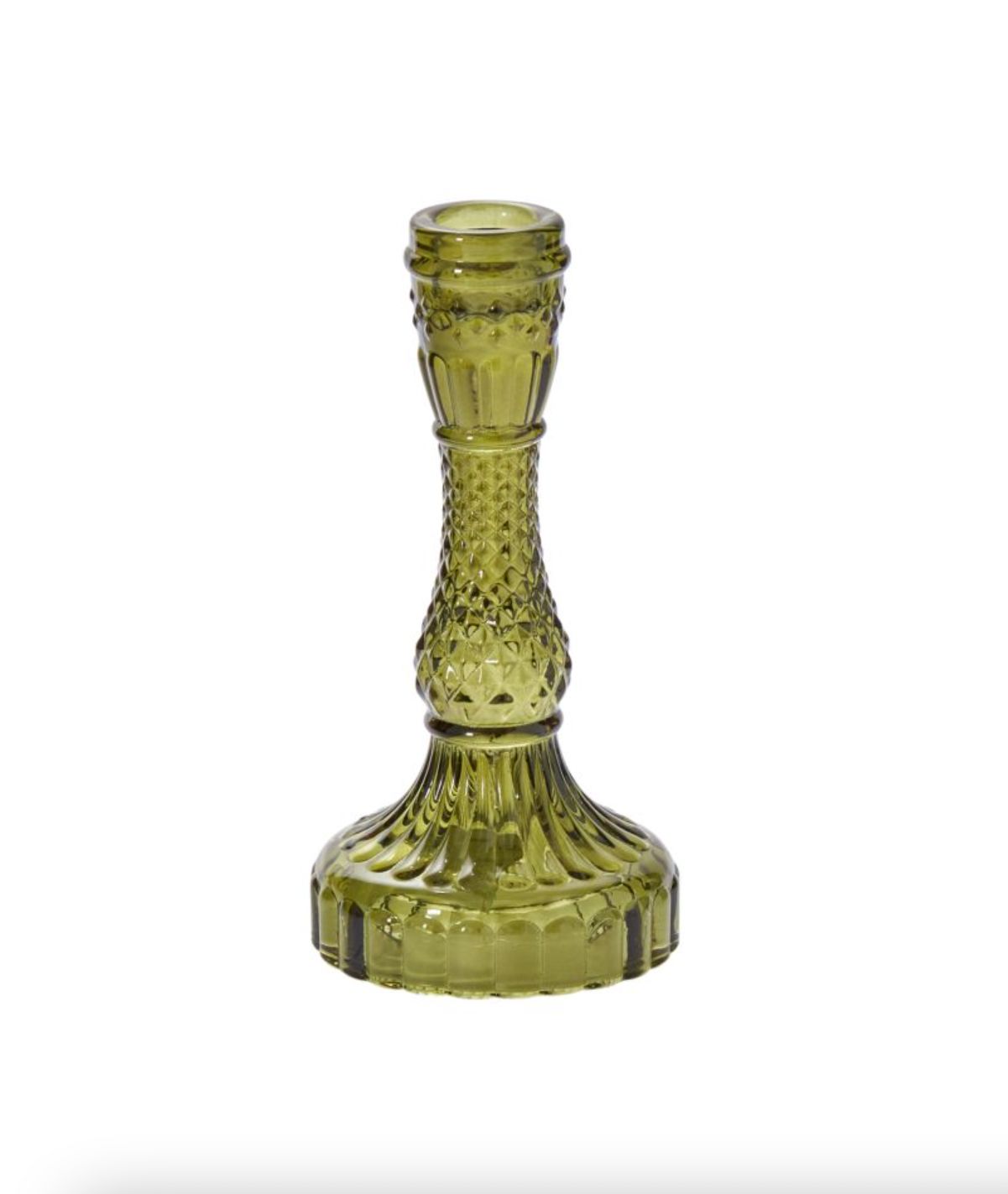GILLIAN CANDLESTICK (GREEN) - LARGE