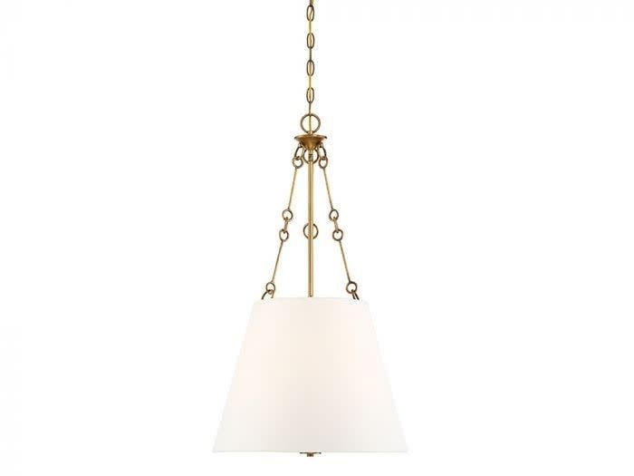 AUSTIN 4-LIGHT PENDANT (BRASS)