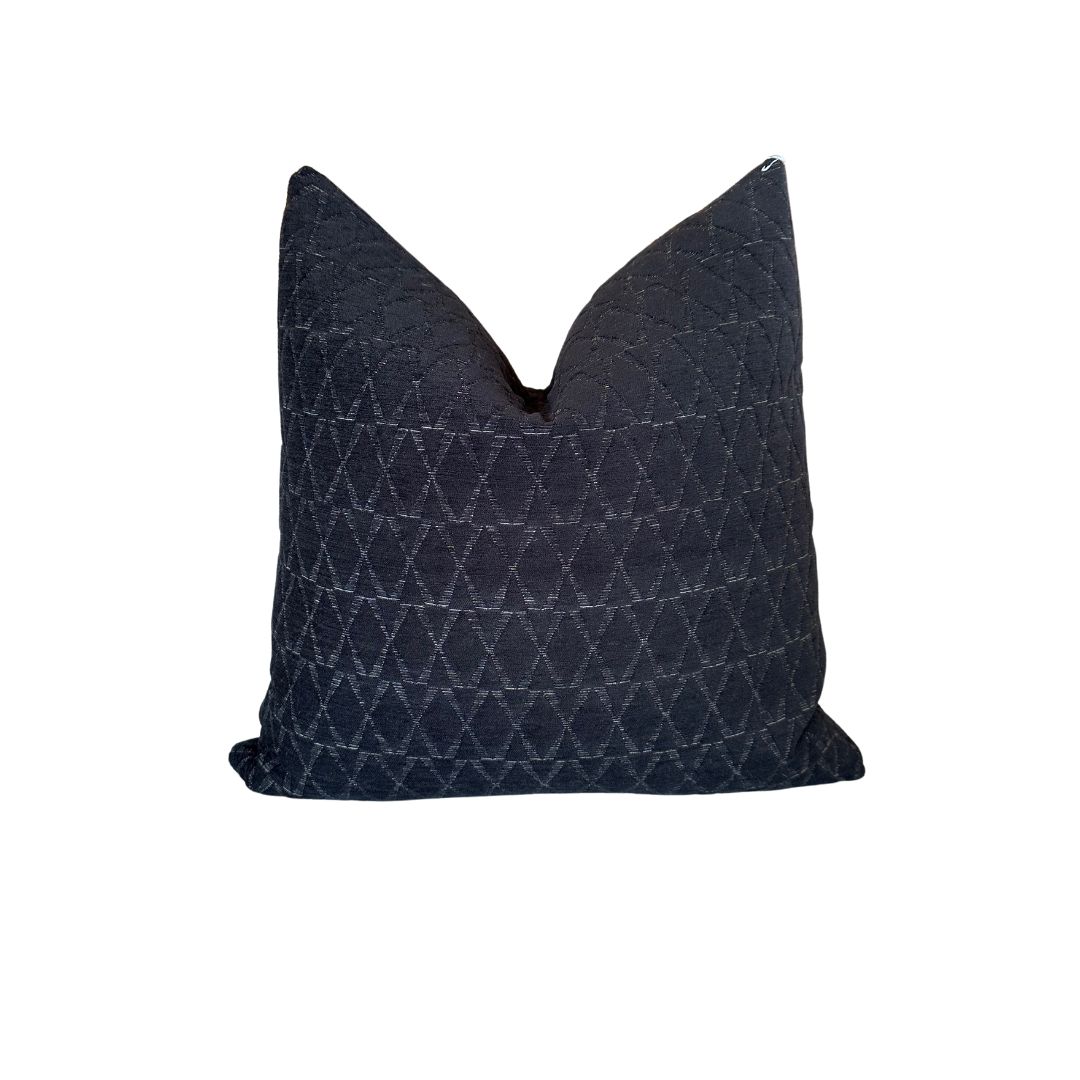 22" THROW PILLOW G5 (PUFF DIAMOND MIDNIGHT)