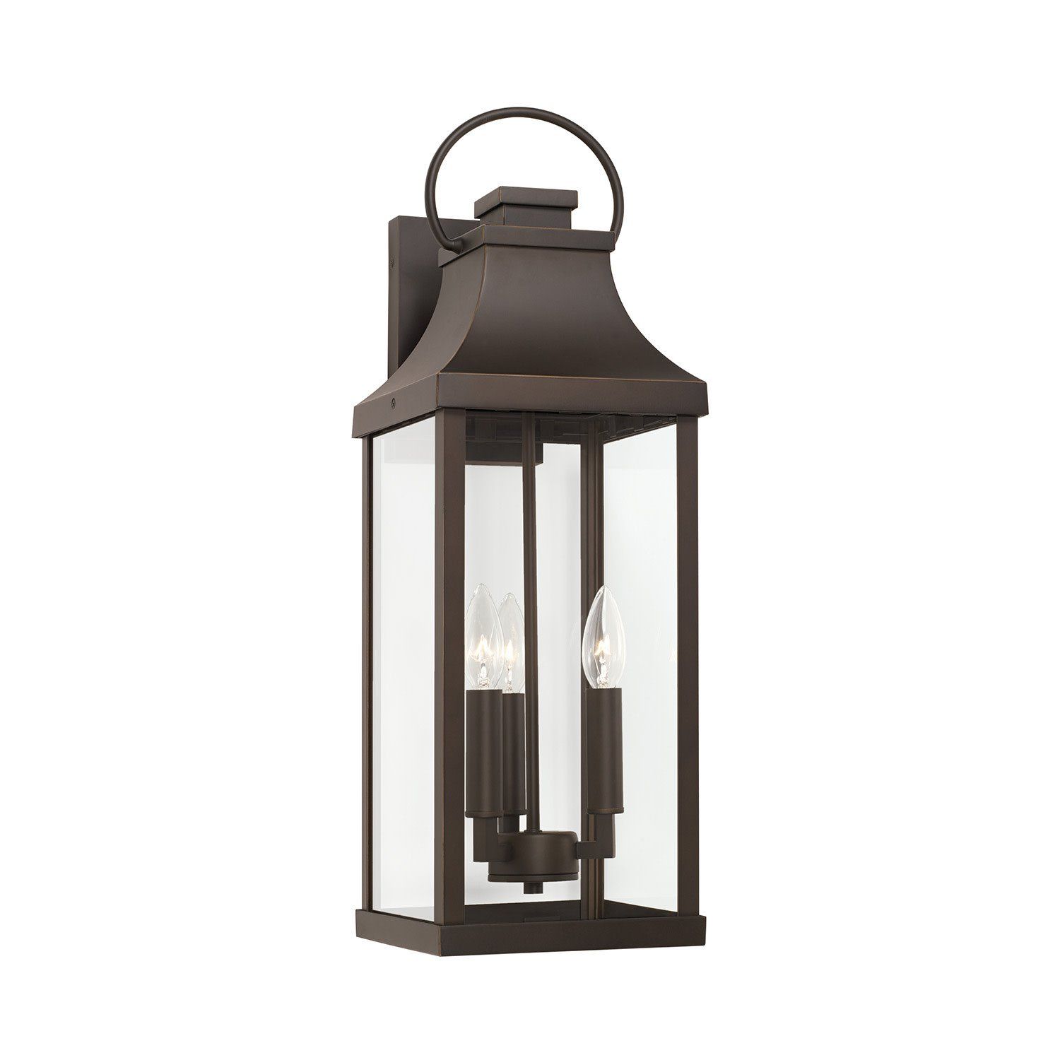 BRADFORD 3-LIGHT WALL LANTERN (BRONZE)