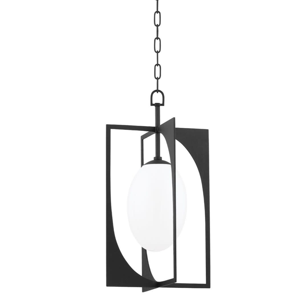 ENZO LANTERN (BLACK IRON) 25&quot;